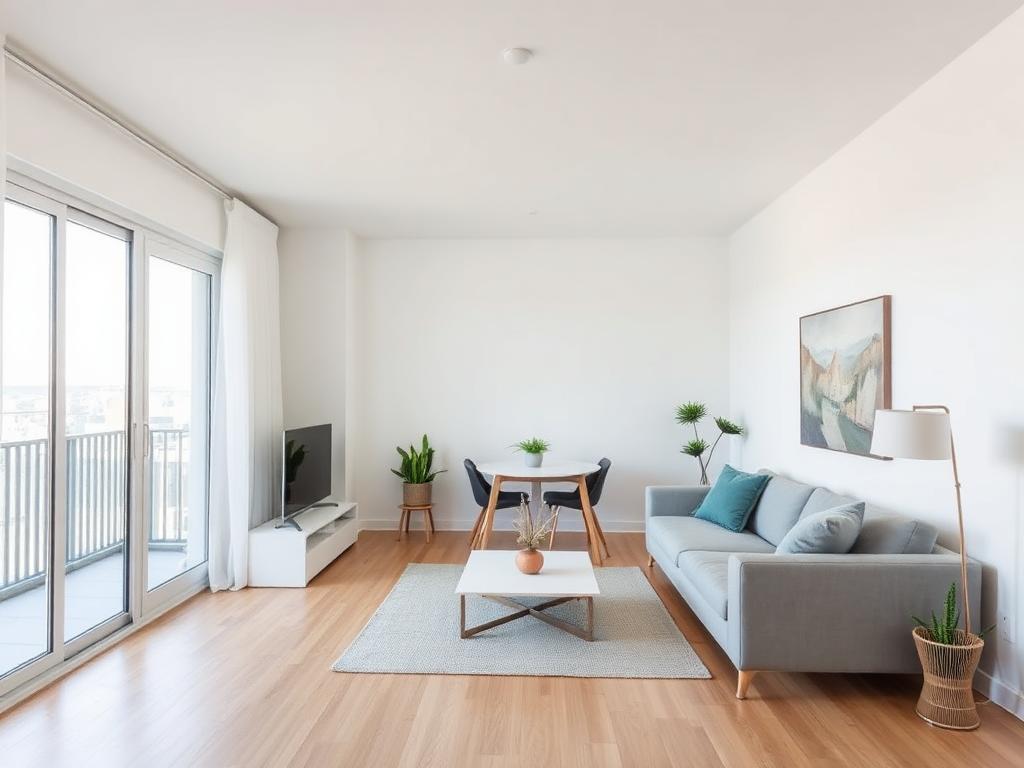 Bright 2+1 apartment in Blloku